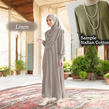 Load image into Gallery viewer, Lahifa Tunic Jumbo + Tudung Set (Size 6xl ~ 10xl)