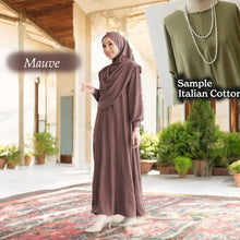 Load image into Gallery viewer, Lahifa Tunic Jumbo + Tudung Set (Size 6xl ~ 10xl)