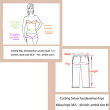Load image into Gallery viewer, Onana Snow Brocade Blouse And Pants - Buy 2 @ Free JB777