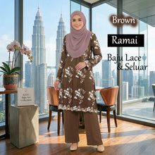 Load image into Gallery viewer, Ramai Lace Blouse &amp; Pants - Beli 2 @ Free JB777