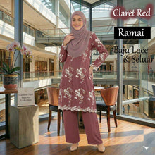 Load image into Gallery viewer, Ramai Lace Blouse &amp; Pants - Beli 2 @ Free JB777