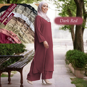 Junaida Stand Collar Set (Size 6xl ~ 10xl)