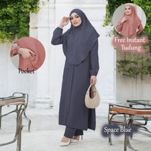 Load image into Gallery viewer, Wajiha Set + Free Instant Tudung