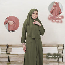 Load image into Gallery viewer, Wajiha Set + Free Instant Tudung