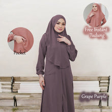 Load image into Gallery viewer, Wajiha Set + Free Instant Tudung