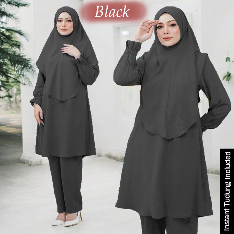 Yhana Set + Free Instant Tudung