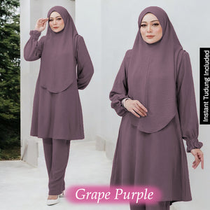 Yhana Set + Free Instant Tudung
