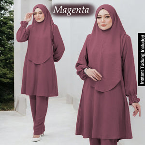 Yhana Set + Free Instant Tudung