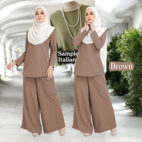 Nasira Cotton Set with Loose Pants