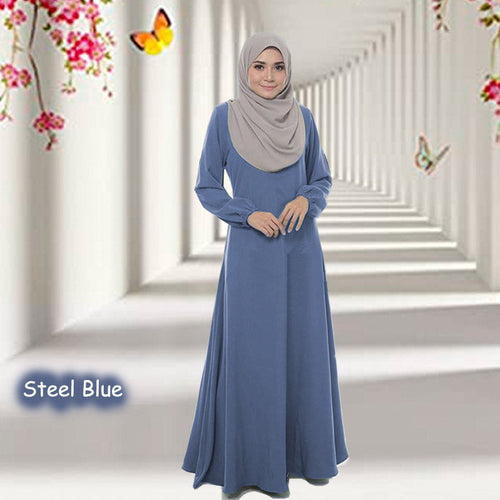 Kasih B Flowy Jubah - Buy 3 @ RM 100 - Buy 4 @ RM 134 + Enana LCT-3904-FREE