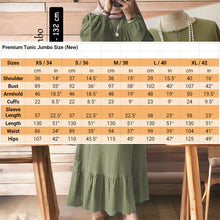 Load image into Gallery viewer, Ladie Elastic Cuff Tunic Jumbo