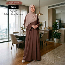 Load image into Gallery viewer, Nila Snow Brocade Kaftan - Buy 2 @ Free JB777