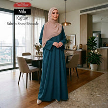 Load image into Gallery viewer, Nila Snow Brocade Kaftan - Buy 2 @ Free JB777
