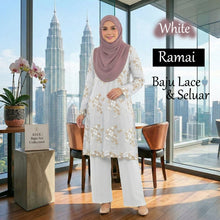 Load image into Gallery viewer, Ramai Lace Blouse &amp; Pants - Beli 2 @ Free JB777
