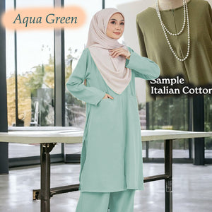 Fadia Cotton Loose Pants Set