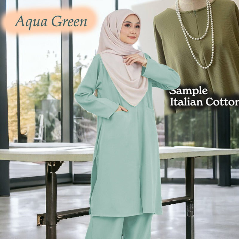 Fadia Cotton Loose Pants Set
