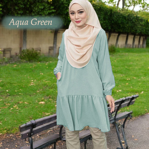 Bili Cotton Blouse - Beli 2 @ RM 70 - Beli 5 @ RM 175 + Free Jubah JB777