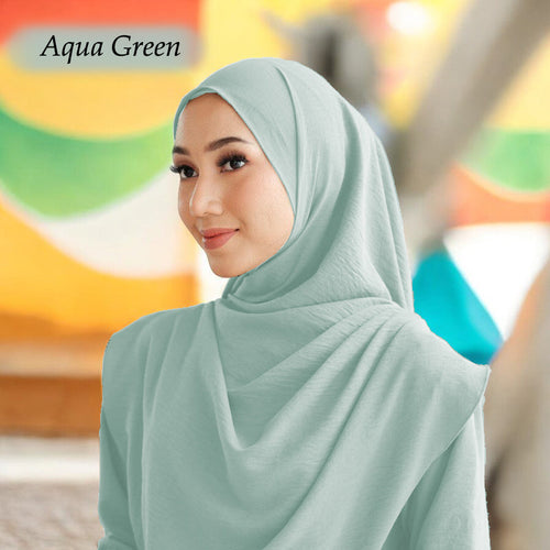 Lahifa Tunic Jumbo + Tudung Set C  (Size 6xl ~ 10xl)