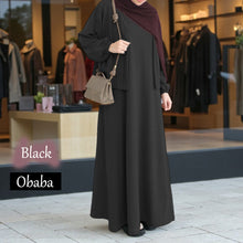 Load image into Gallery viewer, Obaba A Cardigan Dress - Beli 2 @ RM 100 - Beli 3 @ RM 150 + Free Jubah JB777