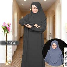 Load image into Gallery viewer, Guyana Tunic Jumbo + instant Tudung (Size 6XL ~ 10XL)