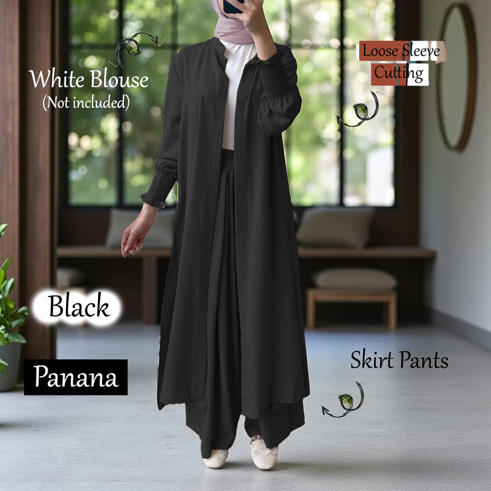 Panana Cardigan Skirt Pants - Beli 2 @ RM 100 - Beli 3 @ RM 150 + Baju BL777