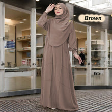 Load image into Gallery viewer, Letter Tunic Jumbo (Loose Sleeve)  Free Instant Tudung (Size 6XL ~ 10XL)