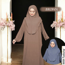 Load image into Gallery viewer, Guyana Tunic Jumbo + instant Tudung (Size 6XL ~ 10XL)