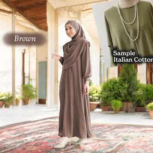 Lahifa Tunic Jumbo + Tudung Set B