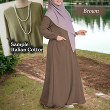 Load image into Gallery viewer, Coffee Cotton Tunic Jumbo C - Loose Sleeve (Size 6XL ~ 10XL)