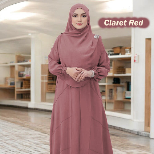 Letter Tunic Jumbo (Loose Sleeve)  Free Instant Tudung (Size 6XL ~ 10XL)