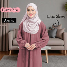 Load image into Gallery viewer, Anaka A (Loose Sleeve) Tunic Jumbo - Beli 3 @ RM 100 - Beli 4 @ Free MS888