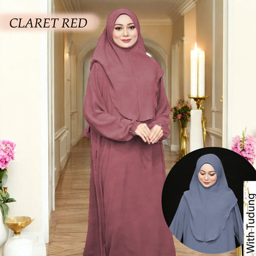 Guyana Tunic Jumbo + instant Tudung (Size 6XL ~ 10XL)