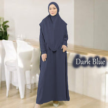Load image into Gallery viewer, Zinna Abaya + Free Tie Back Instant Khimar