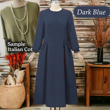Load image into Gallery viewer, Coffee Cotton Tunic Jumbo - Loose Sleeve (Size 6XL ~ 10XL)