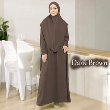 Load image into Gallery viewer, Zinna Abaya + Free Tie Back Instant Khimar