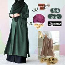 Load image into Gallery viewer, Qinomo Tunic Dress (Skirt Pants) - Beli 2 @ RM 100 - Beli 3 @ RM 150 + Free Baju BL777