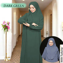Load image into Gallery viewer, Guyana Tunic Jumbo + instant Tudung (Size 6XL ~ 10XL)
