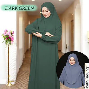 Guyana Tunic Jumbo + instant Tudung (Size 6XL ~ 10XL)
