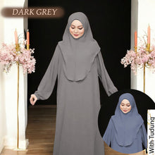 Load image into Gallery viewer, Guyana Tunic Jumbo + instant Tudung (Size 6XL ~ 10XL)