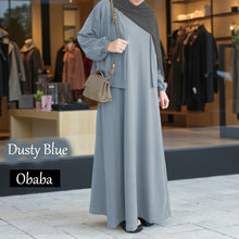 Load image into Gallery viewer, Obaba A Cardigan Dress - Beli 2 @ RM 100 - Beli 3 @ RM 150 + Free Jubah JB777