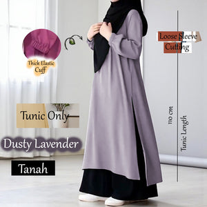 Tanah Tunic 110cm - Beli 3 @ RM 100 - Beli 4 @ RM 134 + Blouse BL777