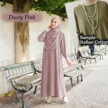 Load image into Gallery viewer, Lahifa Tunic Jumbo + Tudung Set C  (Size 6xl ~ 10xl)