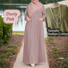 Load image into Gallery viewer, Coffee Cotton Tunic Jumbo - Loose Sleeve (Size 6XL ~ 10XL)