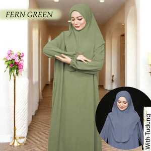 Guyana Tunic Jumbo + instant Tudung (Size 6XL ~ 10XL)