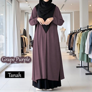 Tanah Tunic 110cm - Beli 3 @ RM 100 - Beli 4 @ RM 134 + Blouse BL777