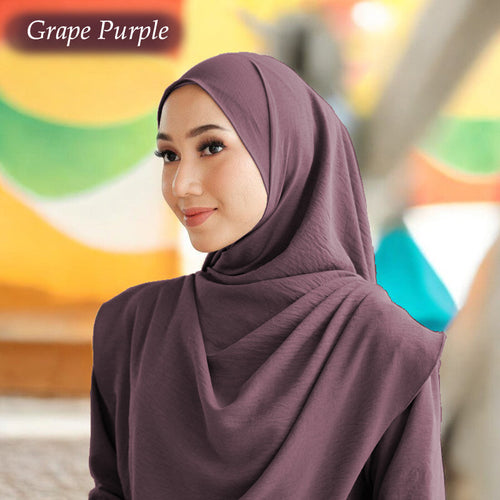 Lahifa Tunic Jumbo + Tudung Set (Size 6xl ~ 10xl)