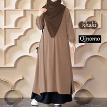 Load image into Gallery viewer, Qinomo Tunic Dress (Skirt Pants) - Beli 2 @ RM 100 - Beli 3 @ RM 150 + Free Baju BL777