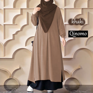 Qinomo Tunic Dress (Skirt Pants) - Beli 2 @ RM 100 - Beli 3 @ RM 150 + Free Baju BL777