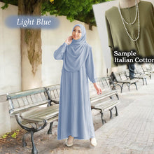 Load image into Gallery viewer, Lahifa Tunic Jumbo + Tudung Set B
