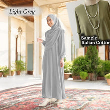 Load image into Gallery viewer, Lahifa Tunic Jumbo + Tudung Set C  (Size 6xl ~ 10xl)